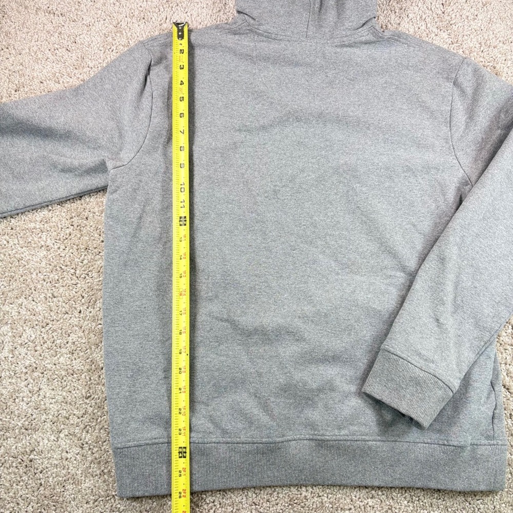 Patagonia Uprisal Hoody Mens L Gray Recycled Cotton Polyester Fleece Pullover - Picture 4 of 6